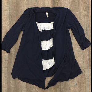 Navy blue blouse